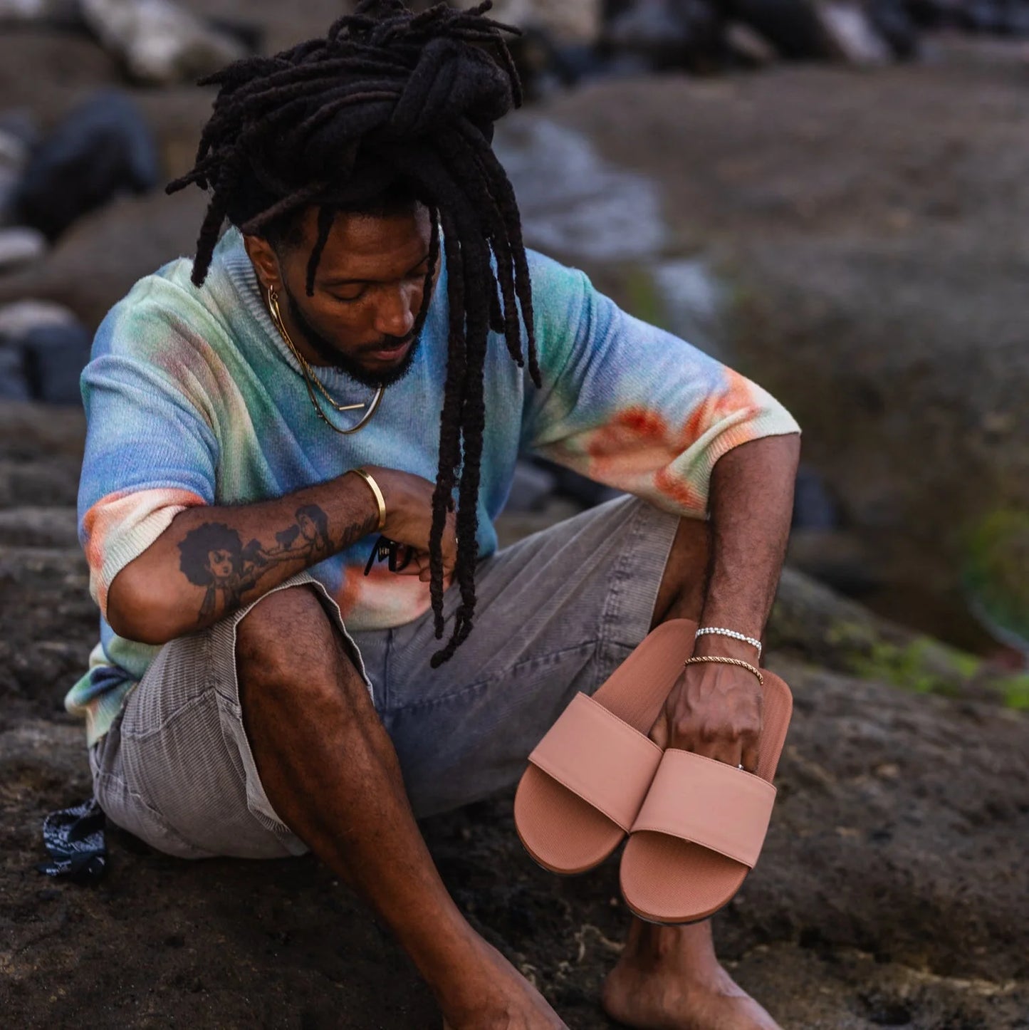 INDOSOLE - Women's Essentials Slide Rust