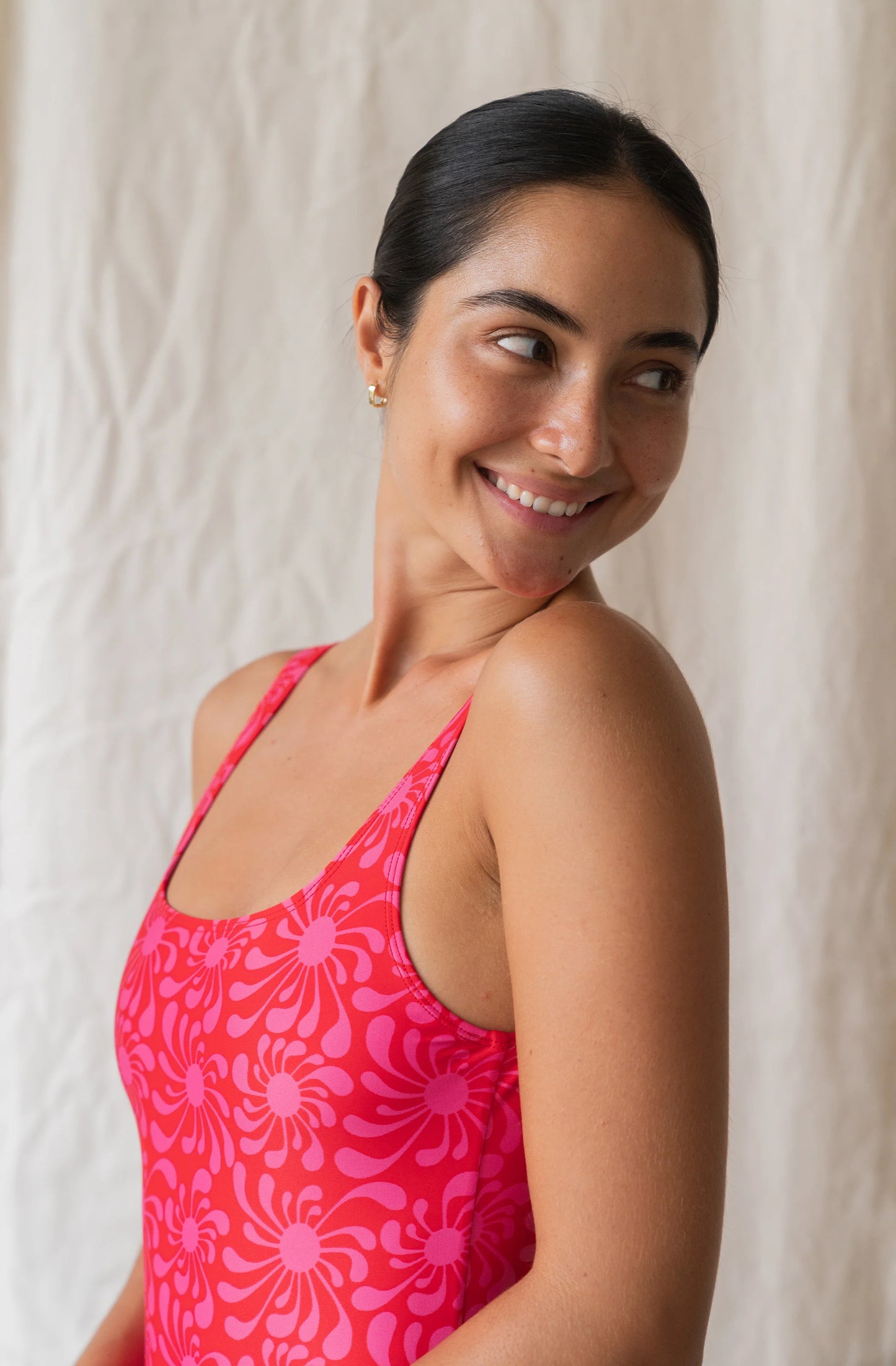 SEPTEMBER THE LINE - ONE PIECE SURF SWIMSUIT LOLA SUN RAY PUNCH PRINT